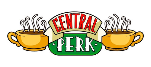 Vinilo Decorativo Cartel Central Perk Friends Oficial