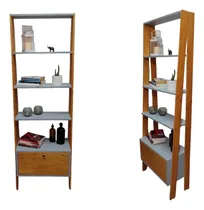 Comprar Biblioteca Nórdica Escandinava Estantería Madera Pintada!