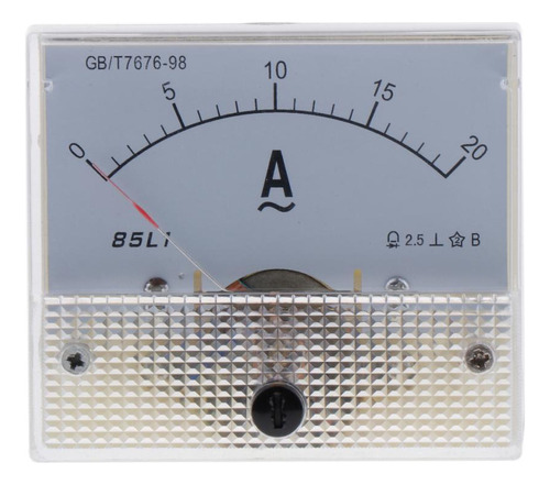 Medidor De Amperímetro Analógico 0-20a