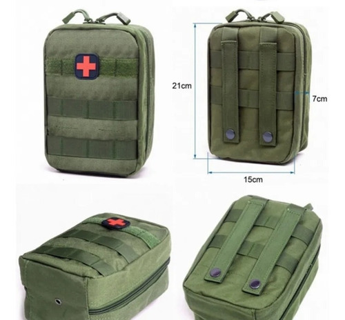 Bolso Táctico Militar Molle Cintura Celular Medico Escalar 