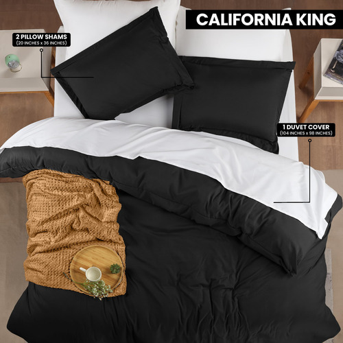 Juego De Fundas De Edredón Utopia Bedding Cal King Con 2 Fun