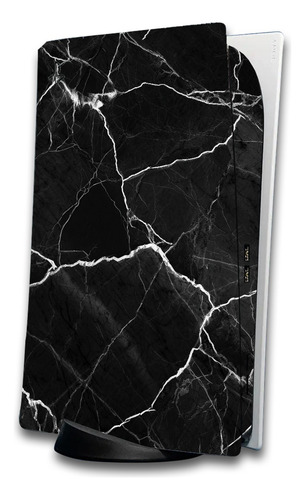 Skin Adhesivo Play 5 + 1 Skin Joystick Combo Calco Ploteo Color Marmol Negro