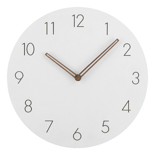 Reloj De Pared Redondo Moderno Y Simple, Clásico, Con Número