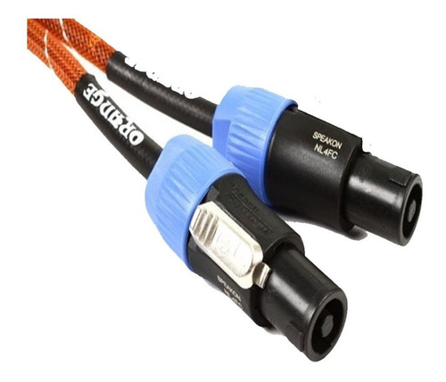 Cable Orange Bafle Parlante Speakon Speakon 1,8 M 