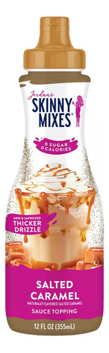 2 Pack Syrup Skinny Mixes Sauce Topping 2 Sabores Zero Sugar