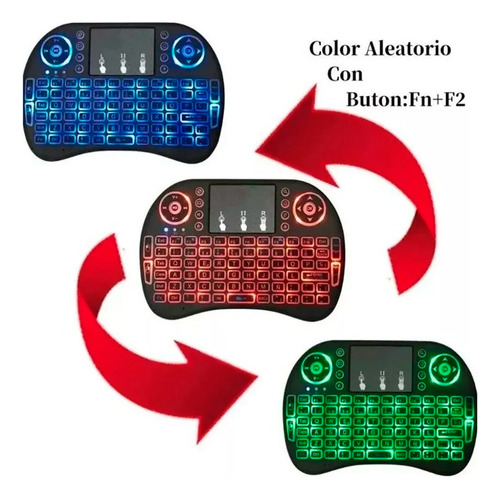 Mini Teclado Inalambrico Con Mouse Touchpad
