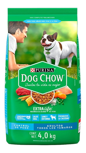 Dog Chow Alimento Para Perro Extralife 4kg