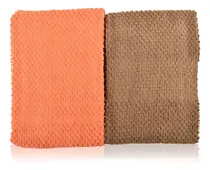 Comprar Pack Repasadores Ladrillo Y Marrón Algodón 40x60cm - Mintt