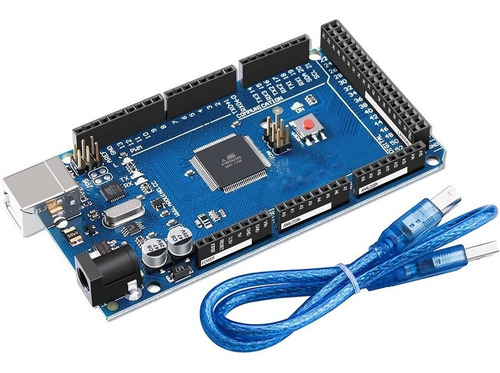 Placa Desarrollo Compatible Arduino Mega2560 Con Cable Usb
