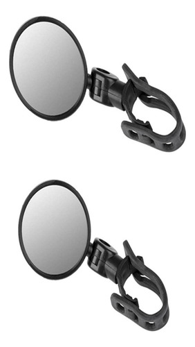 Pack De 2 Espejo Retrovisor Para Bicicleta Negro
