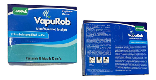 Ungüento Mentol Crema Pomada De Eucalipto Congestión Picor