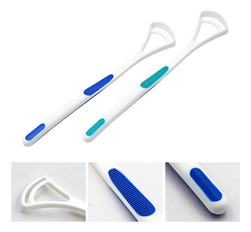 2 Paquete De Cepillos Linguales, Limpiadores De Lengua, Rasp