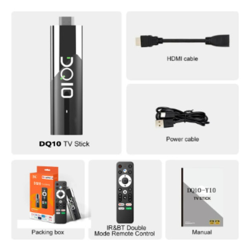 Mini Tv Stick Dq10 Android Tv Android 13, 8k,2gb16gb+magistv