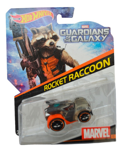 Hot Wheels Rocket Raccoon Guardians Of Galaxy Marvel 1:64