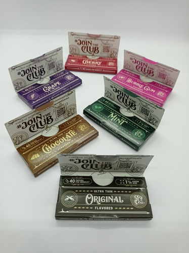 Sedas Celulosa Sativa Club Sabor Chicle - Papel Para Armar