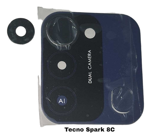 Lente Camara Trasera Original Para Tecno Spark 8c 