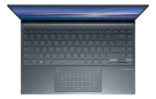Imagen 4 de 10 de Notebook Asus ZenBook 14 UM425QA pine gray 14", AMD Ryzen 5 4500U 8GB de RAM 512GB SSD, AMD Radeon RX Vega 6 (Ryzen 4000/5000) 1920x1080px Windows 11 Home