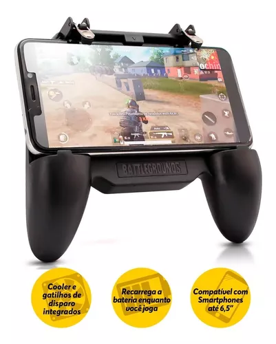 Gatilho De Jogos Para Celular - Free Fire, Cod, Pubg - Trigshot - Controle  para Celular - Magazine Luiza