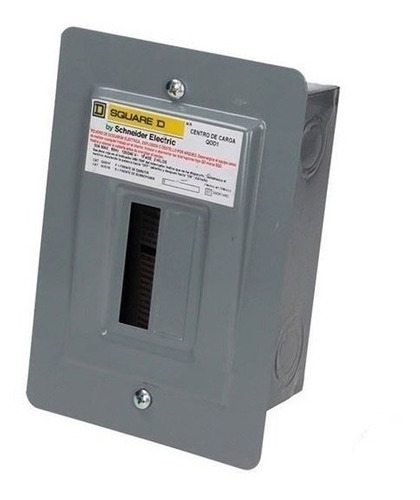 Centro De Carga Schneider 50 A 1f 2h 1sp Nema 1 De Empotrar