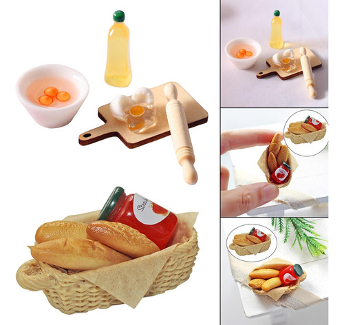 1:12 Casa De Muñecas Accesorios De Cocina En Miniatura
