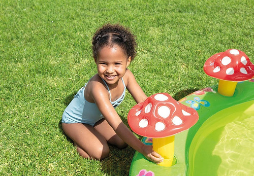 Piscina Inflable / Play Center Jardín Intex, Acuarela