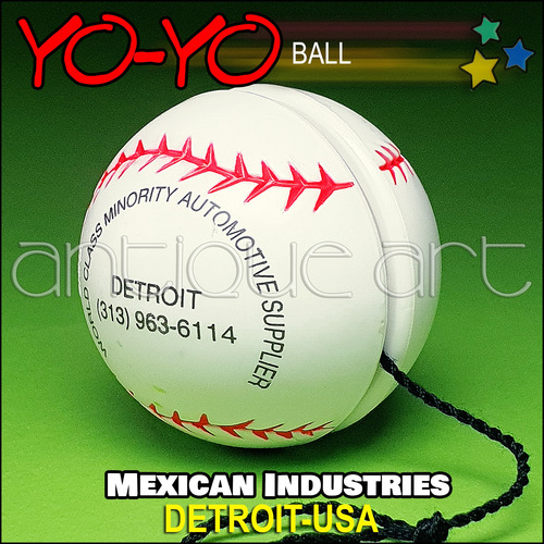 A64 Yo-yo Ball Vintage Mexican Coleccion Pelota Baseball