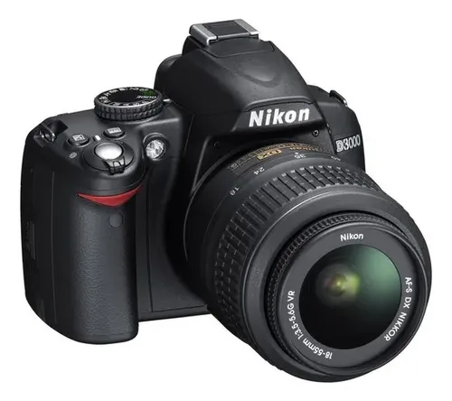 Câmera Digital Nikon D3000 Slr Com Lente Vr De 18-55 Mm Preto