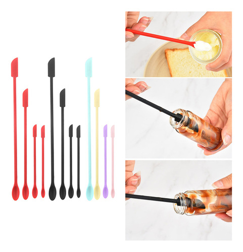 (r) Mini Espátula De Silicona Para Maquillaje, Espátula DeLG