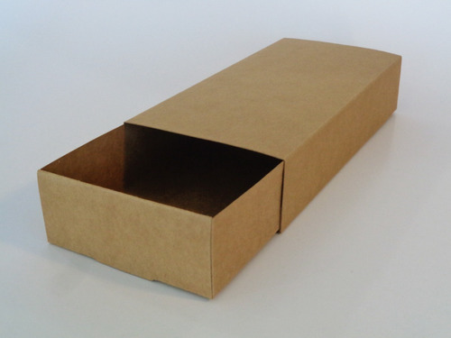 25 Cajas Kraft Fosforeras Indubox D1500 (25x12 X5cm De Alto)