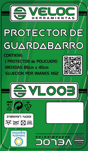Protector Trompa O Guardabarro Con Imán N52 Taller Mecánico
