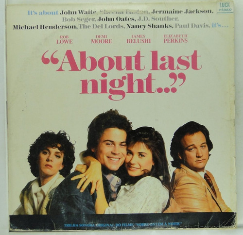 Lp About Last Night - Trilha Sonora Original Do Filme- Ae009