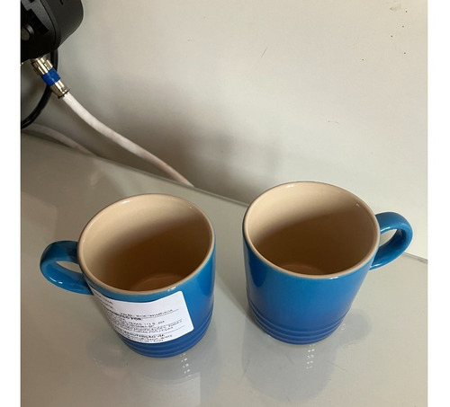 Duas Canecas Azul Le Creuset 100 Ml