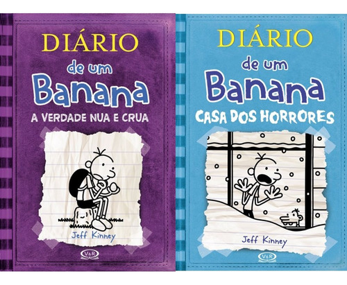Coleção Diário De Um Banana - Vol 5 E 6: A Verdade Nua E Crua + Casa Dos Horrores