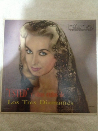 Los Tres Diamantes Usted Disco De Vinil Original 
