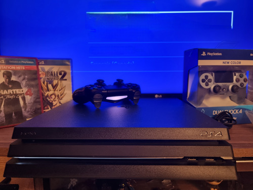 Playstation 4 Pro (ps4 Pro) 1 Tb, 2 Controles Y 4 Juegos