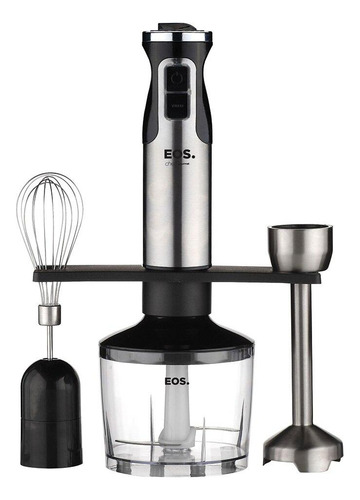 Mixer Eos 3 Em 1 12 Velocidades 850w Inox E Preto Emx03 110v Inox E Preto