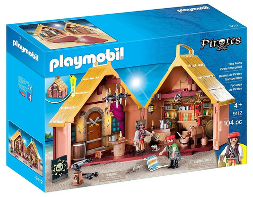 Todobloques Playmobil 9112 Take Along Pirate Stronghold !!