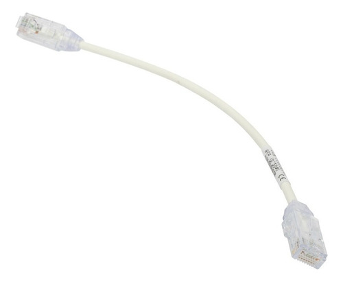 Patch Cord Cable Parcheo Red Utp Categoría 6 Blanco 20cm 8in