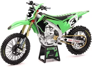 Moto Escala 1/12 Kawasaki Kx 450 Eli Tomac Motocross