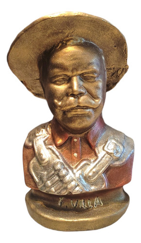 Busto De Pancho Villa 17cm
