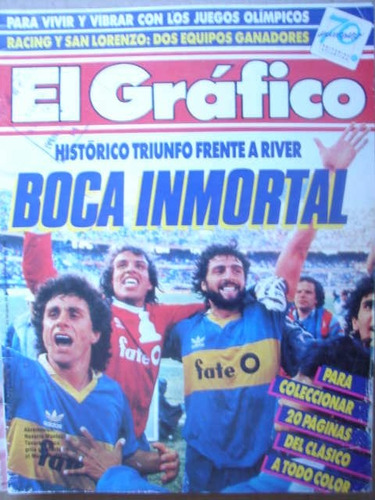 Grafico 3598 Boca Juniors Inmortal Navarro Montoya Y Otros