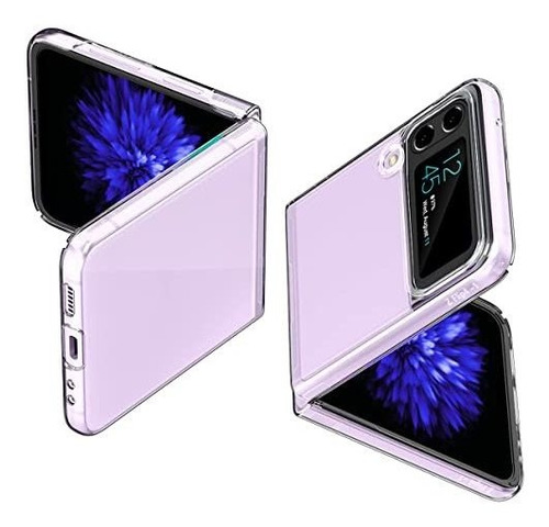 Funda Resistente Para Samsung Z Flip 4 Transparente Aicase 