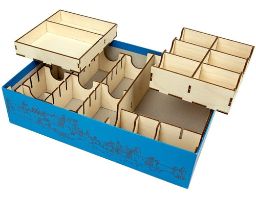 Set Carcassonne Organizer Marca The Boken Token