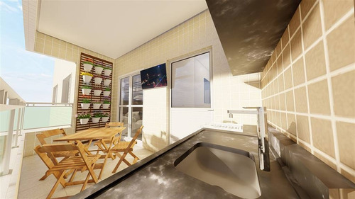 Imagem 15 de 22 de Apartamento, 1 Dorms Com 55.59 M² - Caiçara - Praia Grande - Ref.: Cg103 - Cg103