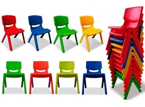 Silla Infantil Extra Reforzada 14 Colores A Escoger, + Envío