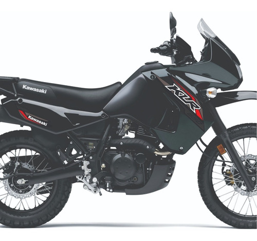 Imagen 4 de 7 de Kit Calcomanias/etiquetas Kawasaki Klr 650 Modelo Designpro