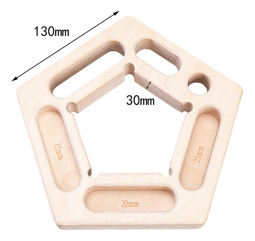 Diapasón De Escalada, Tabla De Entrenamiento Un 20x20,5cm