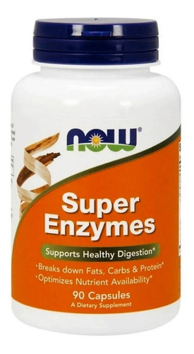 Now Foods Super Enzymes 90 Capsulas Importado Usa