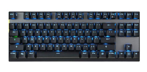 Imagen 1 de 3 de Teclado gamer inalámbrico Motospeed GK82 QWERTY Outemu Red inglés US color negro con luz 6 colores