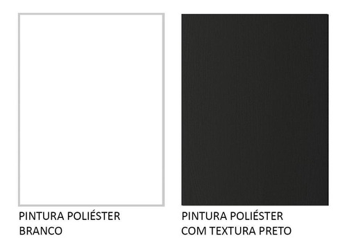 Cozinha Completa Madesa Agata 270004 C Armá Balcão S Tamp Bp Cor Branco/Preto